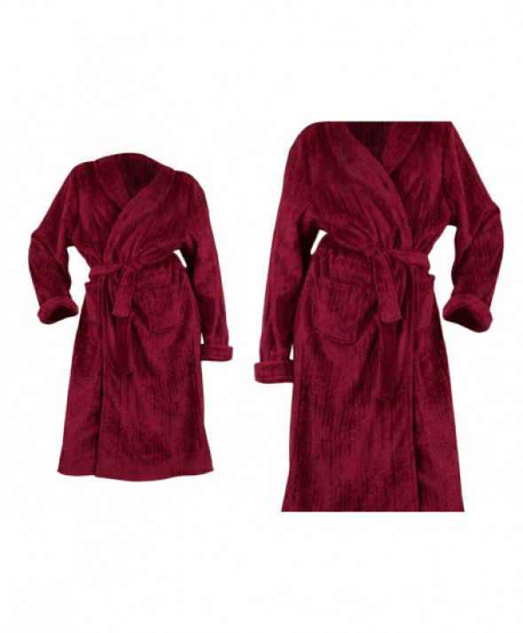 Szlafrok Bonjour Greno M Bordowy