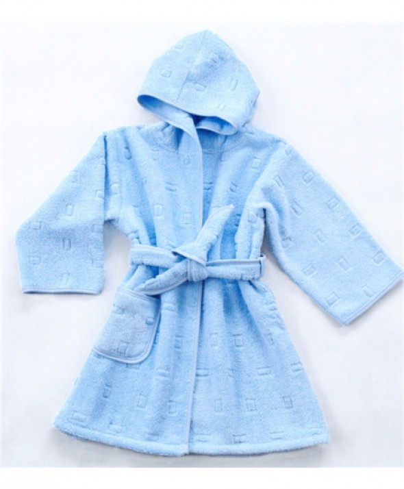 Szlafrok Dziecięcy Greno 10 Lat Niebieski