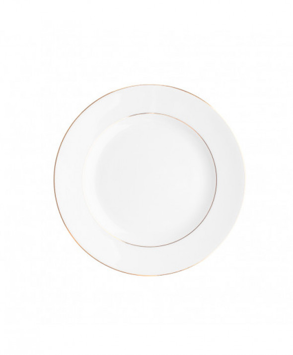 Talerz deserowy porcelana Karolina MariaPaula Złota Linia 17 cm