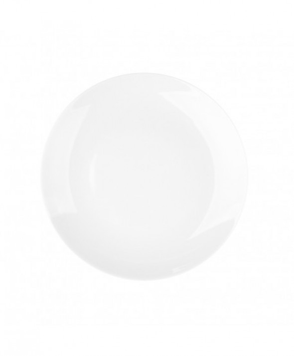 Talerz deserowy porcelana MariaPaula Moderna Biała 20,5 cm okrągły