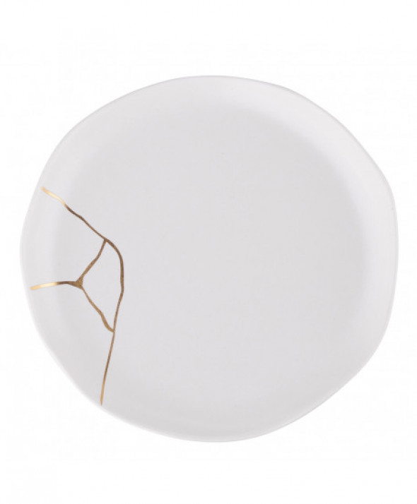 Talerz deserowy porcelanowy Magnific 18 cm biały