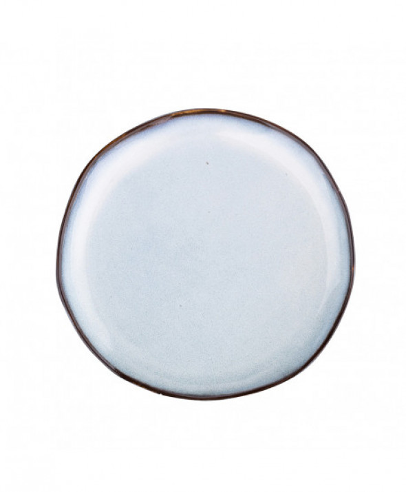 Talerz deserowy porcelanowy Reactive Blue 18 cm