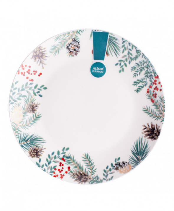 Talerz deserowy porcelanowy Wonderland 20 cm