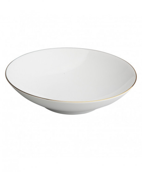 Talerz głęboki do zupy porcelana MariaPaula Natura Złota Linia 21 cm