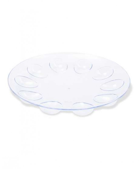 Talerz na jajka plastikowy Practic Bąble 23 cm