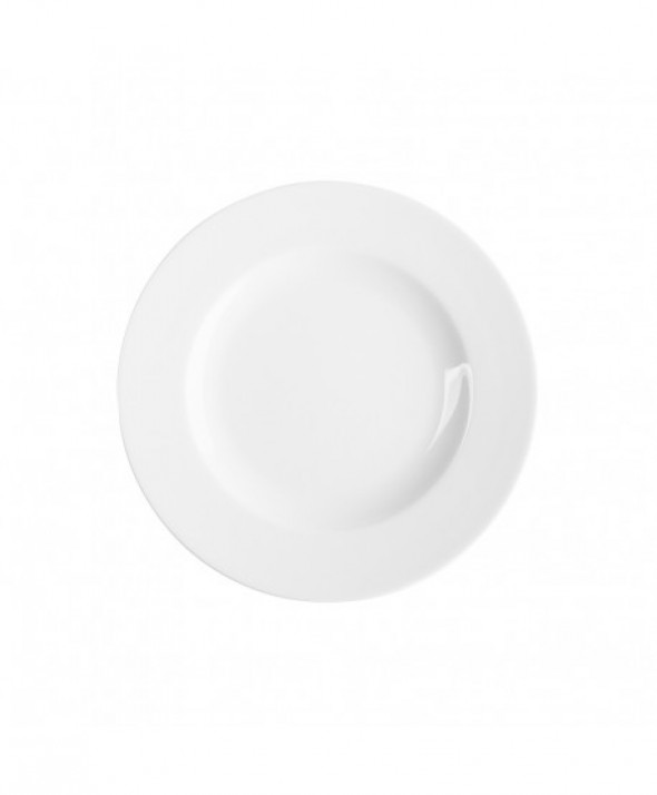 Talerz obiadowy płytki porcelana Karolina MariaPaula Biała 20 cm