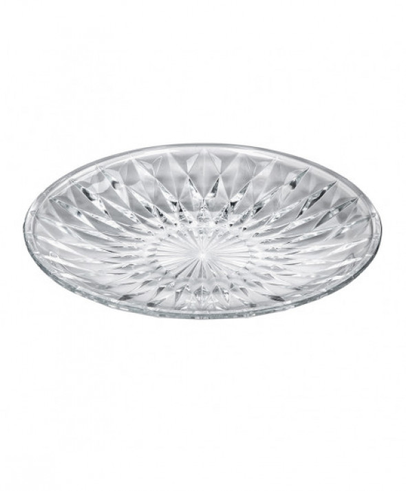 Talerz / patera na ciasto i tort szklana Stella 24,7 cm