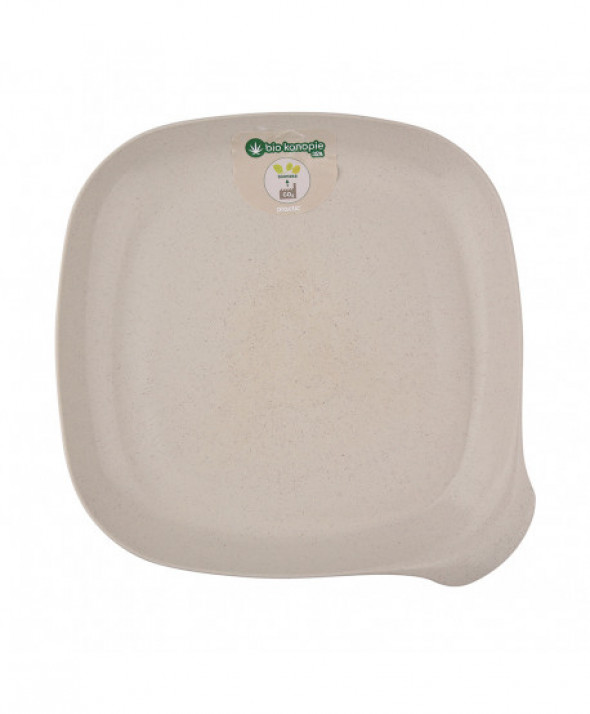 Talerz płytki Practic Bio Konopie Bailango 24 cm Hemp