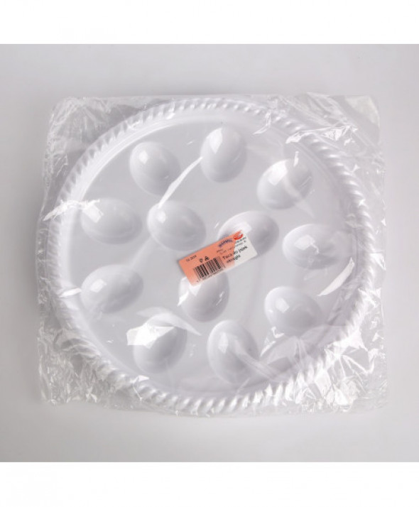 Talerz / półmisek na jajka plastikowy Warmel okrągły