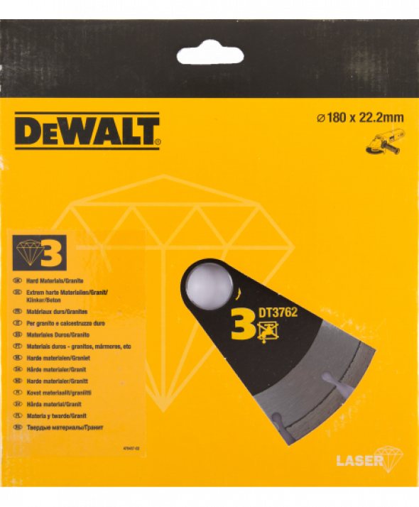 Tarcza diamentowa 180x2,4x8,5x22.2 segment. "3" szt. 1