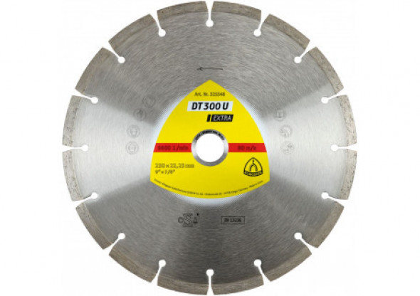 Tarcza diamentowa segment.125*1.6*22.2mm 9z 7mm dt300u