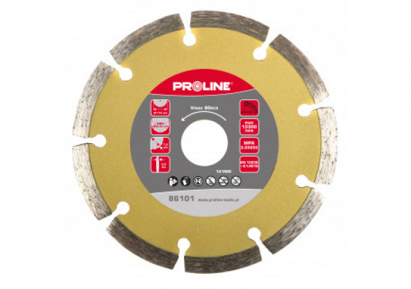 Tarcza diamentowa segment.(mat.bud)125*2.2*7.5*22.23 proline