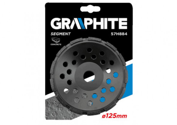 Tarcza diamentowa szlifierska 125 x 22.2 x 5 mm, pojedynczy segment