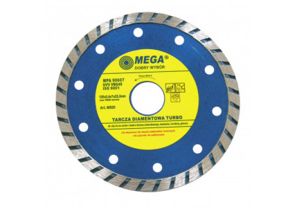 Tarcza diamentowa turbo (mat.bud) 230*2.8*7.0*22.2