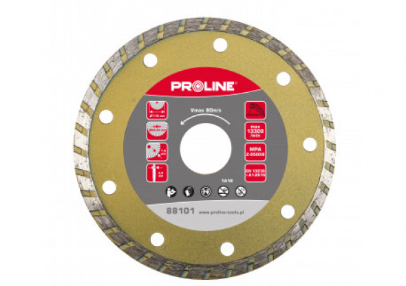 Tarcza diamentowa turbo (mat.bud) 230*2.8*7.5*22.23 proline