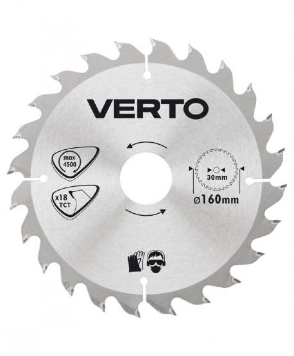 Tarcza do pilarki, widiowa, 160 x 30 mm, 18 zębów
