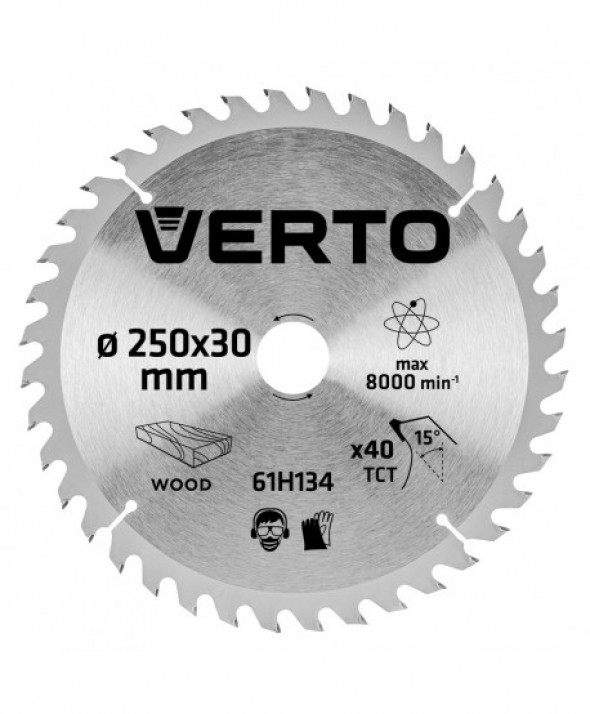 Tarcza do pilarki, widiowa, 250 x 30 mm, 40 zębów