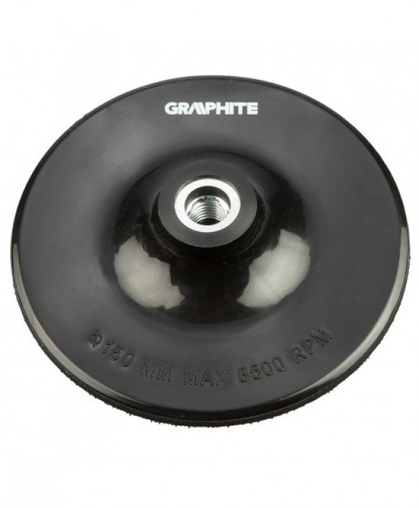 Tarcza elastyczna z rzepem 150 mm x M14 + trzpień