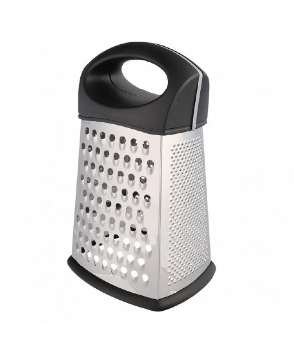 Tarka / szatkownica do warzyw, owoców i sera ze stali nierdzewnej czterostronna 26 cm