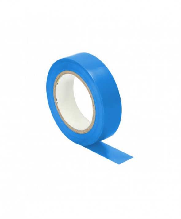 Taśma izolacyjna niebieska, uniepalniona szerokość, 15mm, grubość 0,13mm, 10m długości