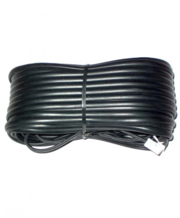 TEL0033A-20 Kabel telefoniczny abonencki 20m czarny