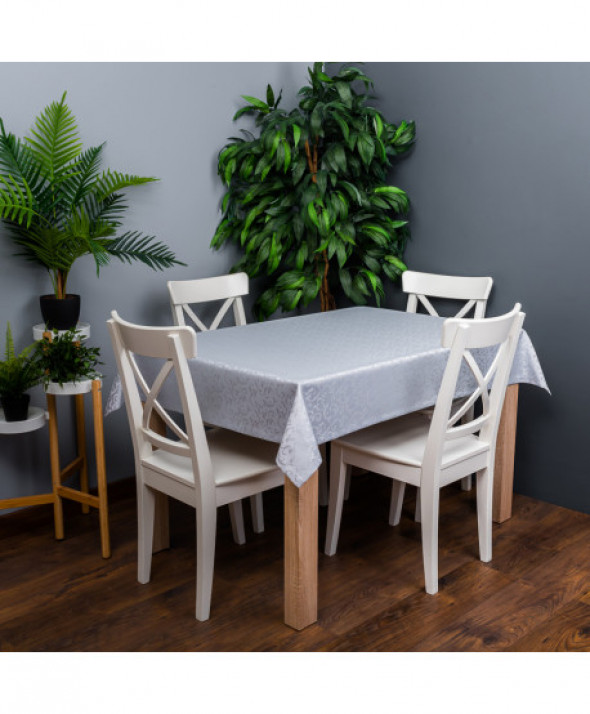 Tkanina obrusowa wodoodporna, kolor 002 jasny szary TORENA/204/002/140000/1