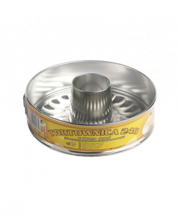 Tortownica / forma do pieczenia tortu / podwójne dno SNB okrągła 24 cm