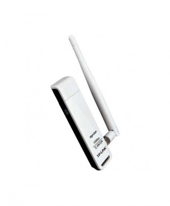 TP-LINK TL-WN722N Karta Wi-Fi  USB + antena 4dBi, b/g/n, 150Mb/s