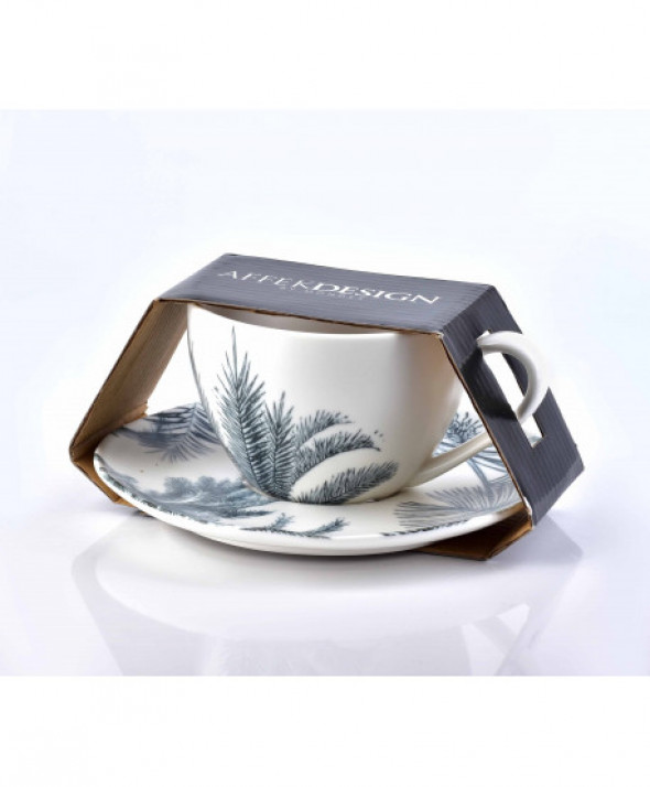 TROPICAL Filiżanka 275ml ze spodkiem 15cm