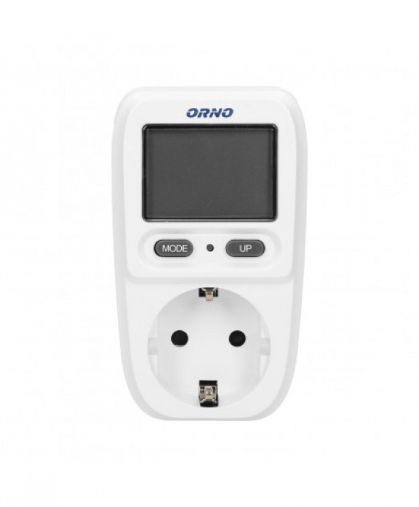 Watomierz, kalkulator energii z wyświetlaczem LCD, wersja schuko