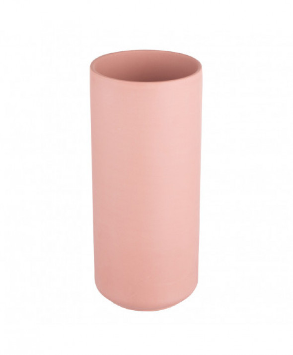 Wazon na kwiaty ceramiczny ozdobny ceglasty 25 cm