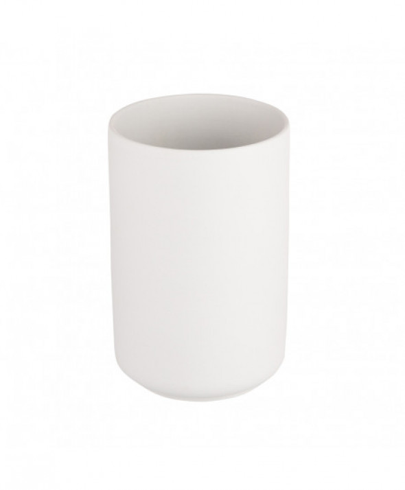 Wazon na kwiaty ceramiczny ozdobny szary 15 cm