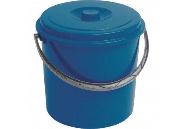 Wiadro 12L z pokrywą niebieskie Curver
