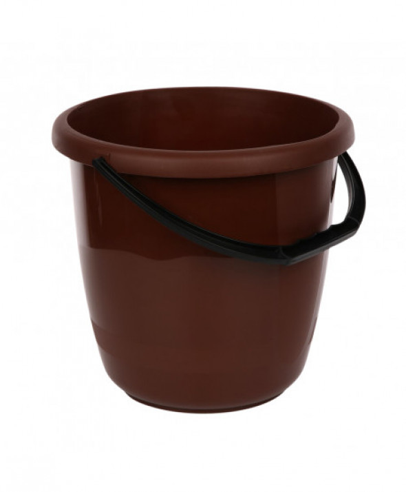 Wiadro plastikowe Artgos Delta 10 l brązowe