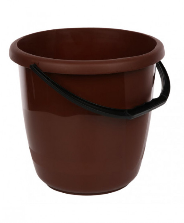 Wiadro plastikowe Artgos Delta 15 l brązowe