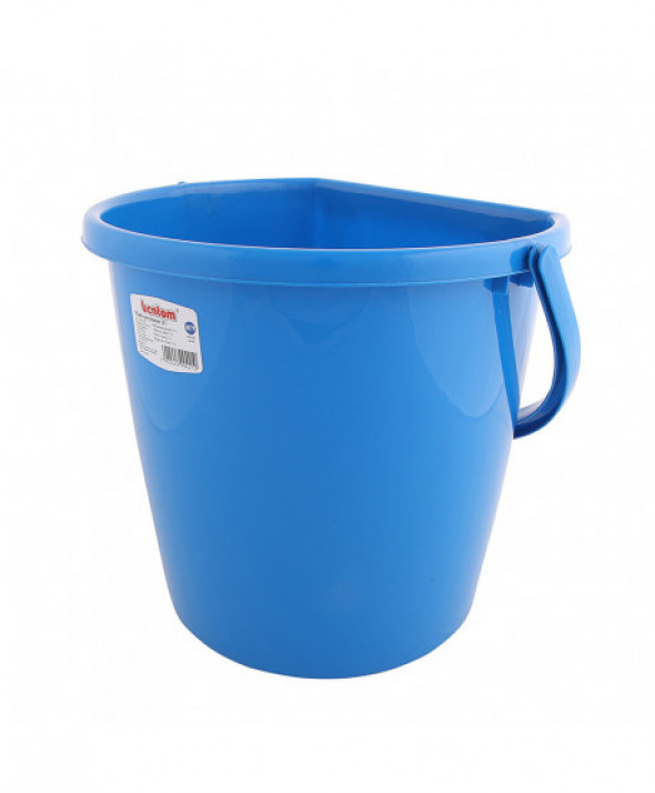 Wiadro przyścienne plastikowe Bentom 11 l Niebieskie