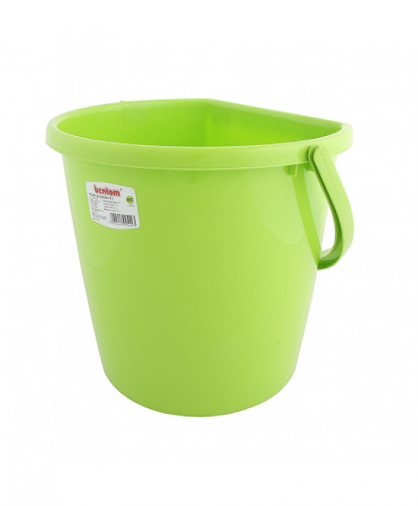 Wiadro przyścienne plastikowe Bentom 11 l Seledynowe