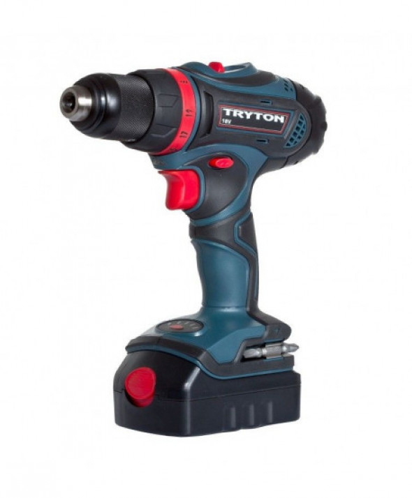 Wiertarko-wkrętarka 18v, 2 aku 1.5ah li-ion, 2 bieg. kufer