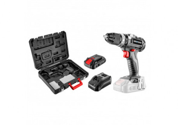 Wiertarko-wkrętarka akumulatorowa bezszczotkowa Energy+ 18V, Li-Ion, 13 mm, aku 2Ah, ład, walizka