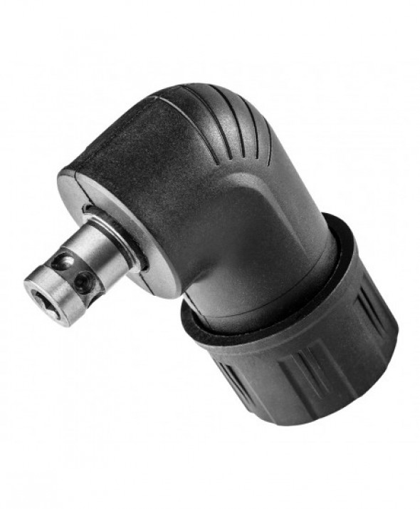 Wiertarko-wkrętarka akumulatorowa Energy+ 18V, zdejmowany uchwyt 10 mm, plus adapter kątowy i adapter krawędziowy