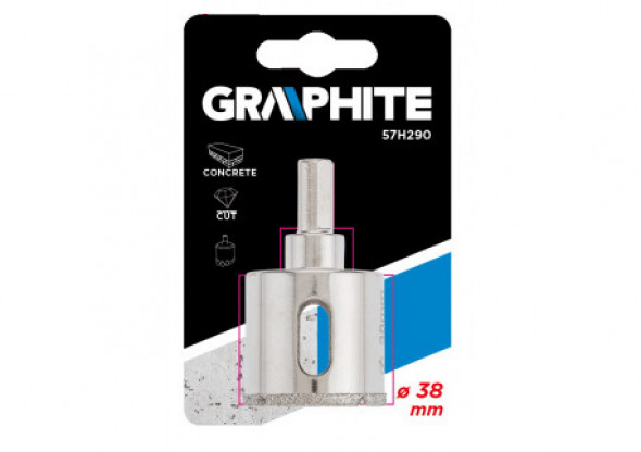 Wiertło diamentowe do gresu 38 mm