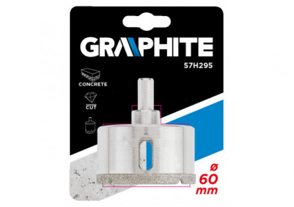 Wiertło diamentowe do gresu 60 mm