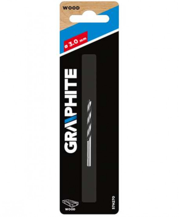 Wiertło do drewna spiralne, 4 x 70 mm