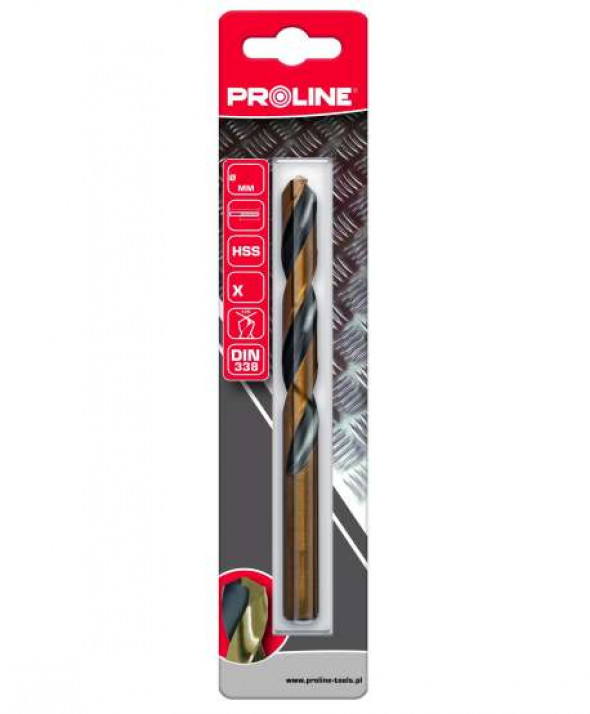 Wiertło do met hss din338 szlif.kr.1.0mm szt.5 blist proline