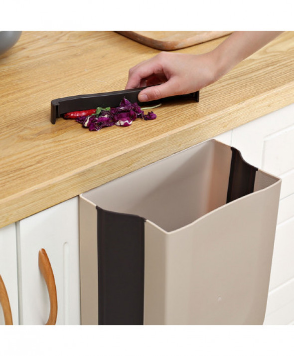 Wiszący kosz na śmieci składany