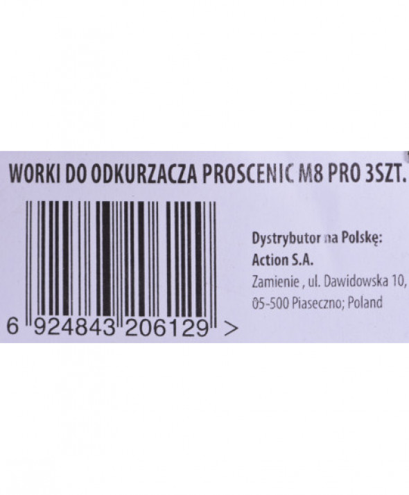 Worki do odkurzacza Proscenic M8 Pro 3szt