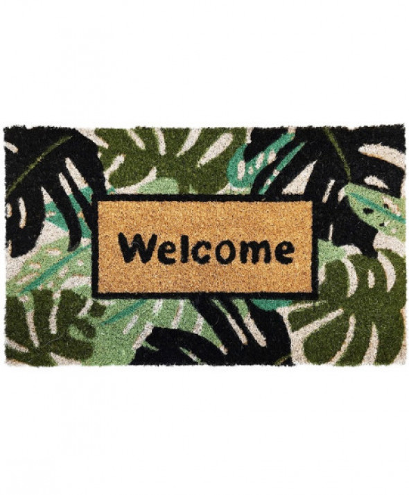 Wycieraczka do butów pod drzwi kokosowa Krystynka Welcome