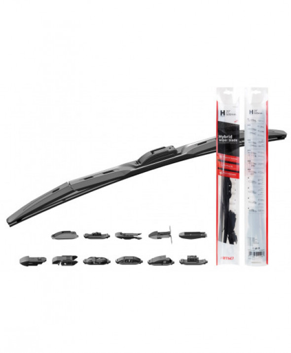 Wycieraczka samochodowa hybrydowa hybrid multiconnect 22" (550mm) 11 adapterów