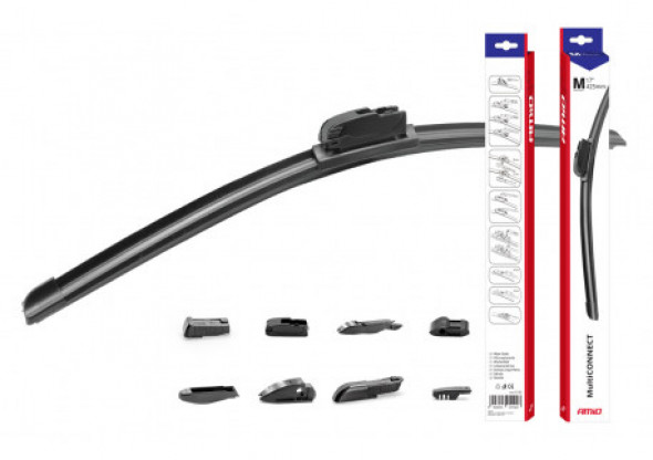 Wycieraczka samochodowa płaska Multiconnect 24 cale (600mm) 8 adapterów