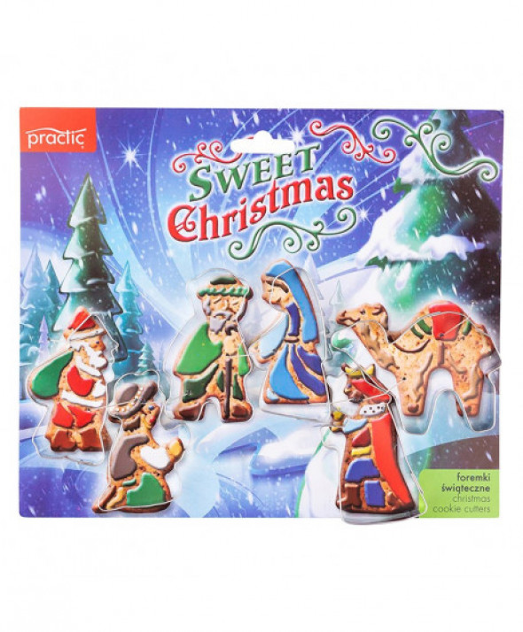 Wykrawacze / foremki do ciastek / ciasteczek / pierników Practic Boże Narodzenie (6 sztuk)